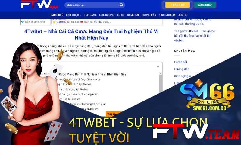 Hệ thống chăm sóc khách hàng của 4twbet rất tốt